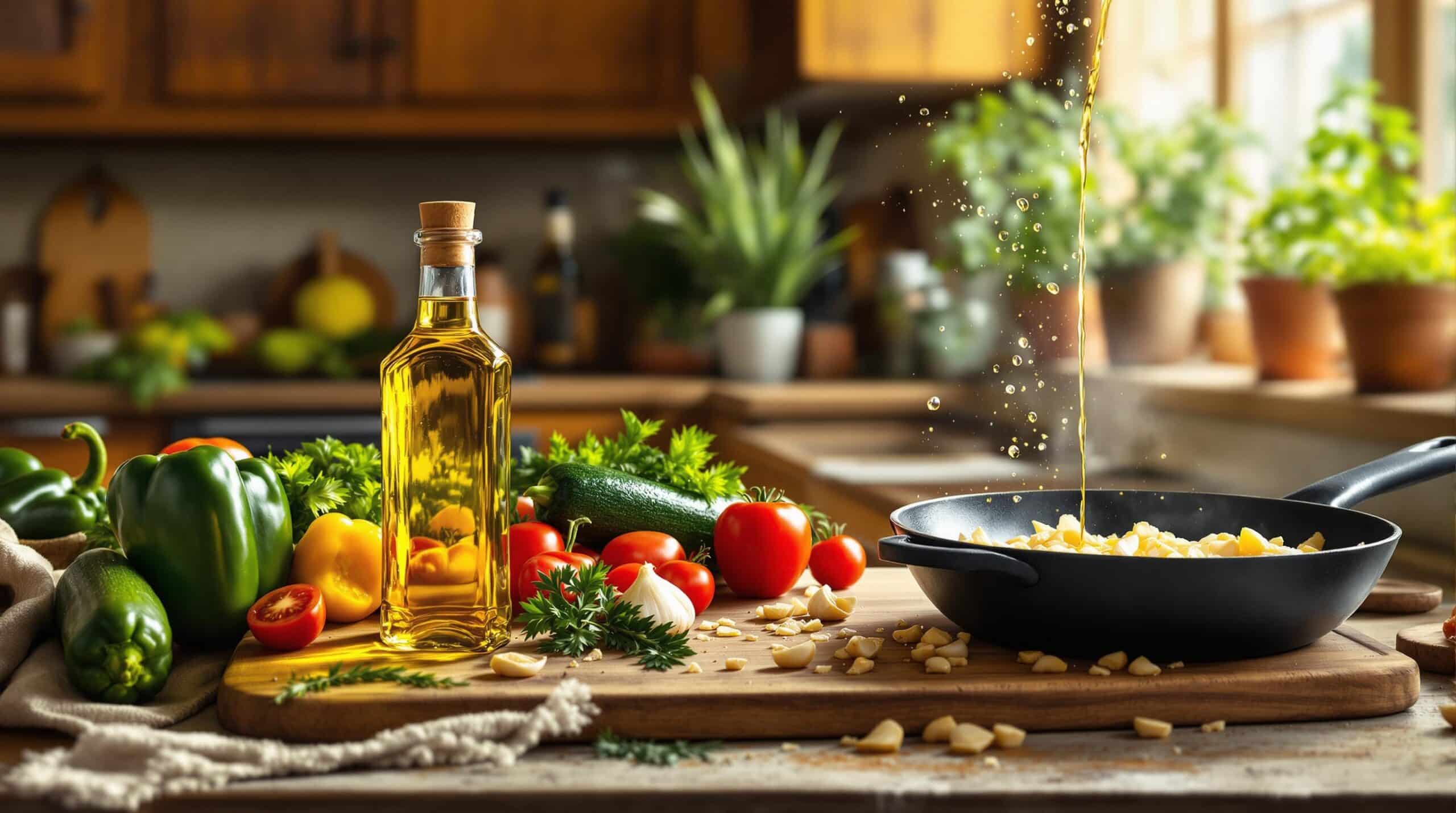 découvrez comment cuisiner à l'huile d'olive tout en préservant ses bienfaits nutritionnels. explorez des recettes savoureuses et saines qui mettent en valeur cette huile emblématique, idéale pour rehausser vos plats tout en bénéficiant de ses propriétés bénéfiques.