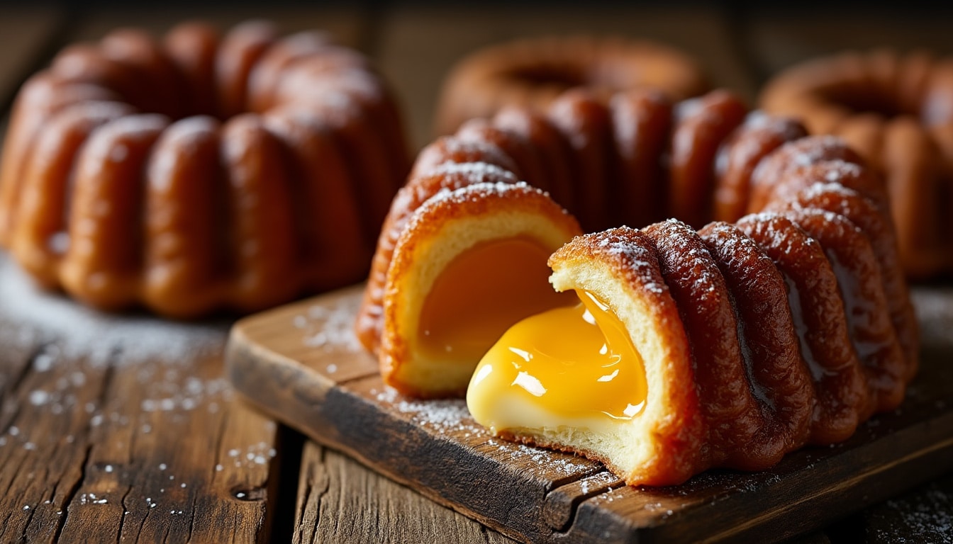découvrez le cannelé bordelais, une pâtisserie emblématique à la croûte caramélisée et au cœur fondant. dégustez ce délicieux contraste entre croustillant et moelleux !