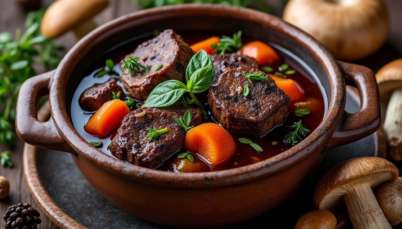 découvrez notre recette de civet de sanglier, un plat sauvage et savoureux parfait pour les amateurs de gibier. facile à préparer, riche en saveurs authentiques.
