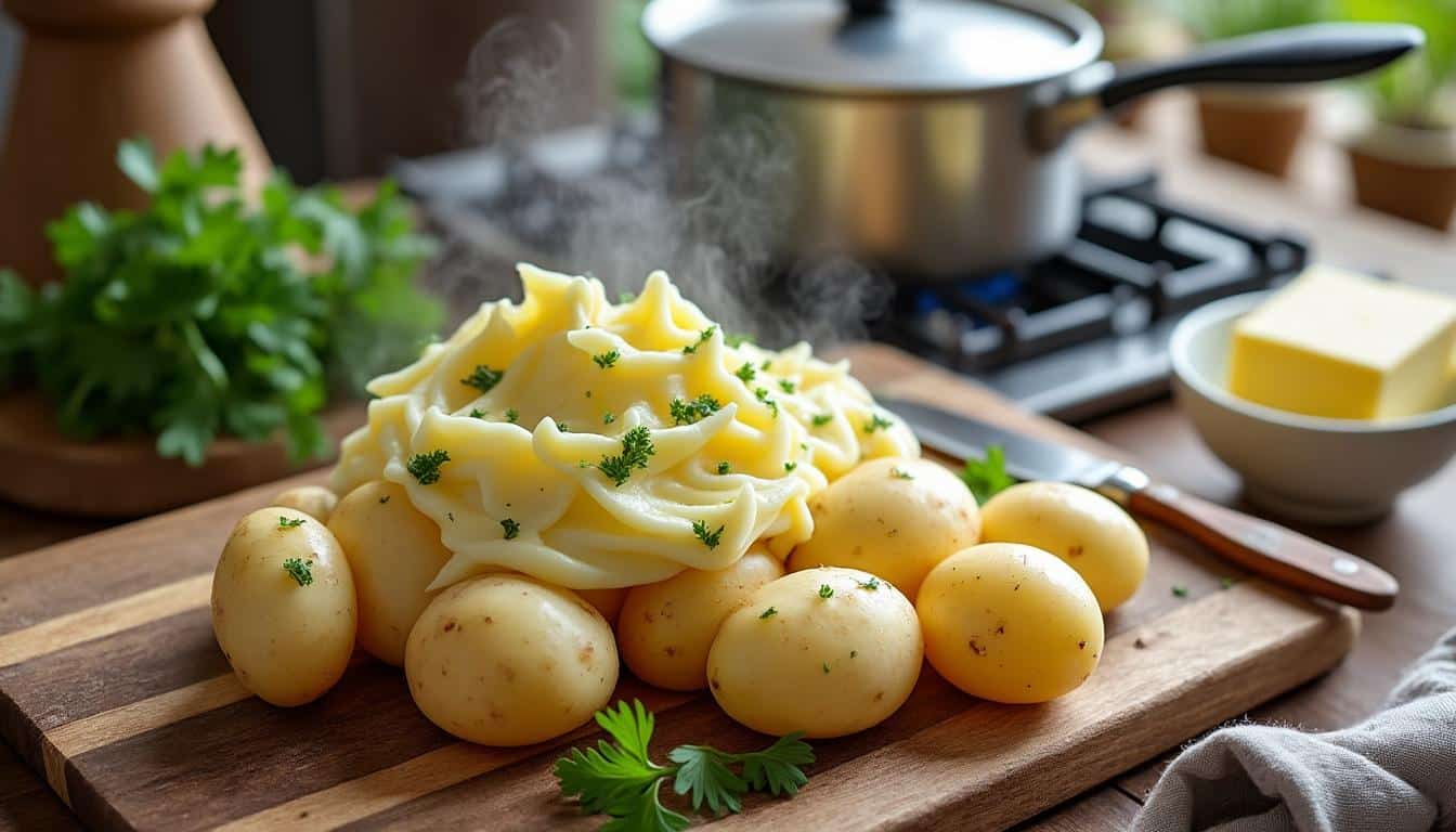 découvrez comment cuire parfaitement vos pommes de terre pour une purée maison onctueuse et savoureuse grâce à nos astuces de cuisson idéales.