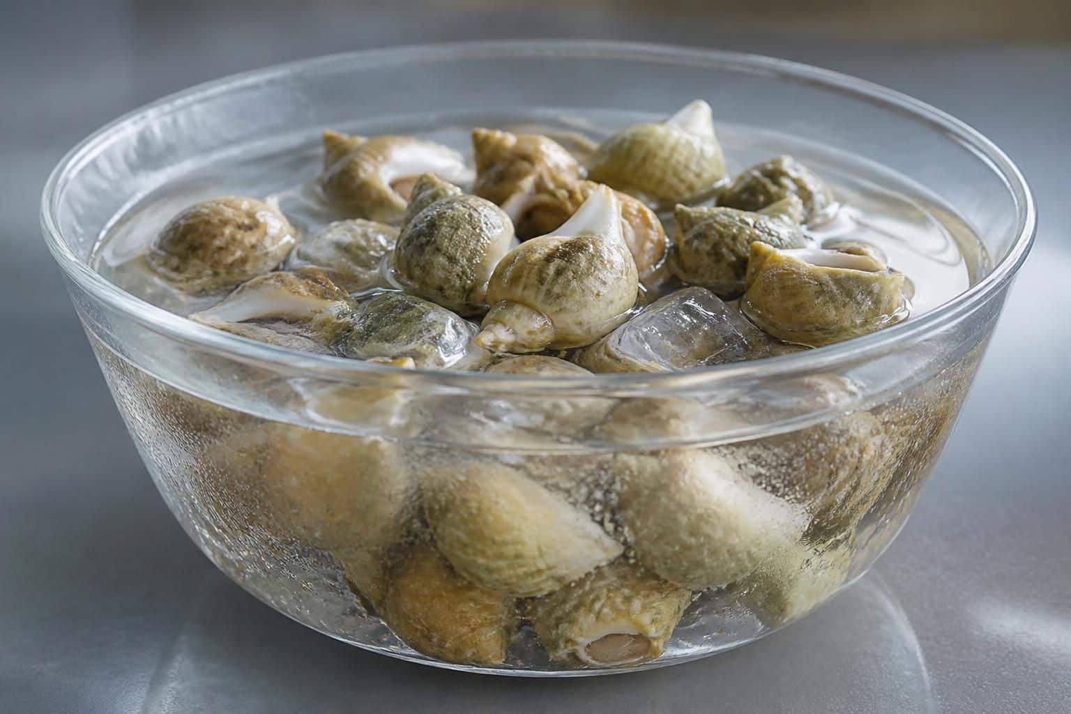découvrez comment le refroidissement dans l'eau permet de maîtriser parfaitement le temps de cuisson des bulots pour un résultat idéal.