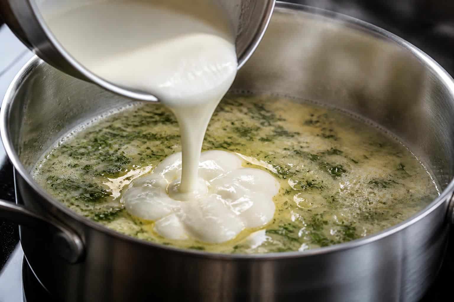 découvrez comment la crème fraîche sublime votre sauce à l'aneth chaude pour un plat savoureux et réconfortant.