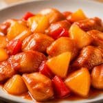 découvrez comment l'ananas en morceaux apporte une touche sucrée irrésistible au poulet à la sauce aigre-douce, pour un plat savoureux et équilibré.