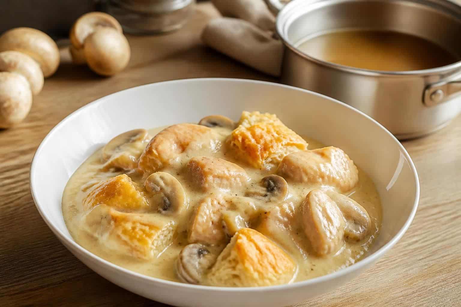 découvrez comment le fond de veau apporte structure et saveur à une sauce bouchée à la reine rapide et délicieuse, idéale pour sublimer vos plats en un rien de temps.