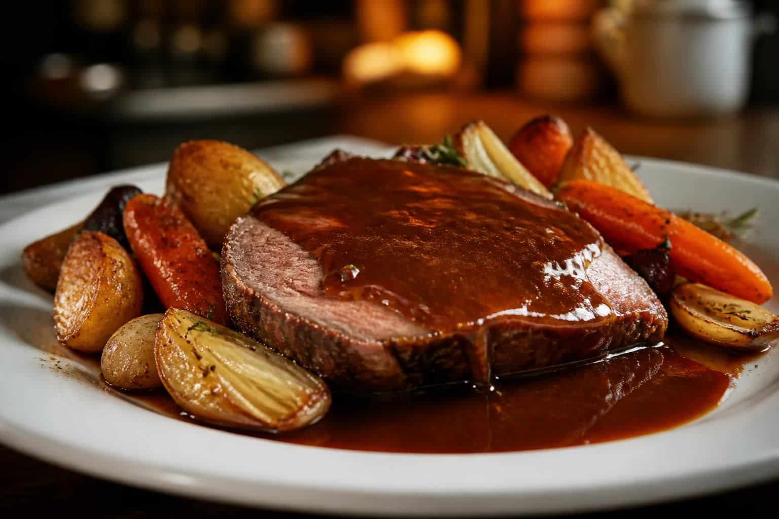 découvrez comment le jus de cuisson enrichit la sauce rôti de boeuf pour des saveurs intenses et une recette savoureuse et réussie.