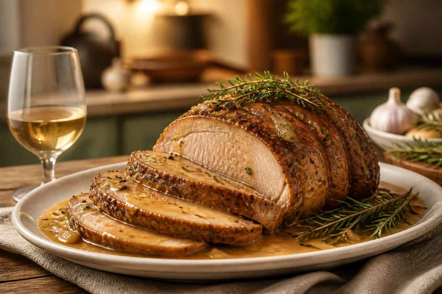 découvrez comment le vin blanc sublime la recette du rôti de dinde en sauce, pour un plat savoureux et raffiné qui ravira vos convives.