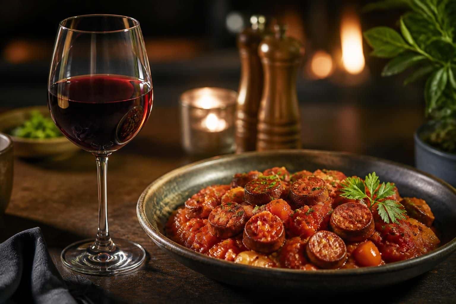 découvrez quel vin rouge charpenté accompagne parfaitement un rougail saucisse pour sublimer ce plat réunionnais aux saveurs épicées et riches.