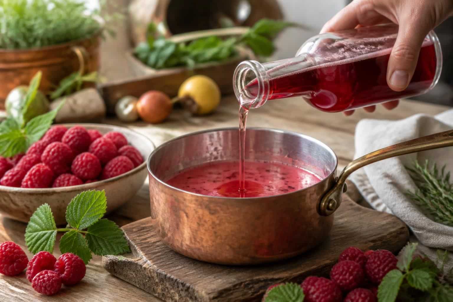 découvrez comment le vinaigre de framboise apporte une touche acidulée unique à la sauce martin, une spécialité du loir-et-cher.