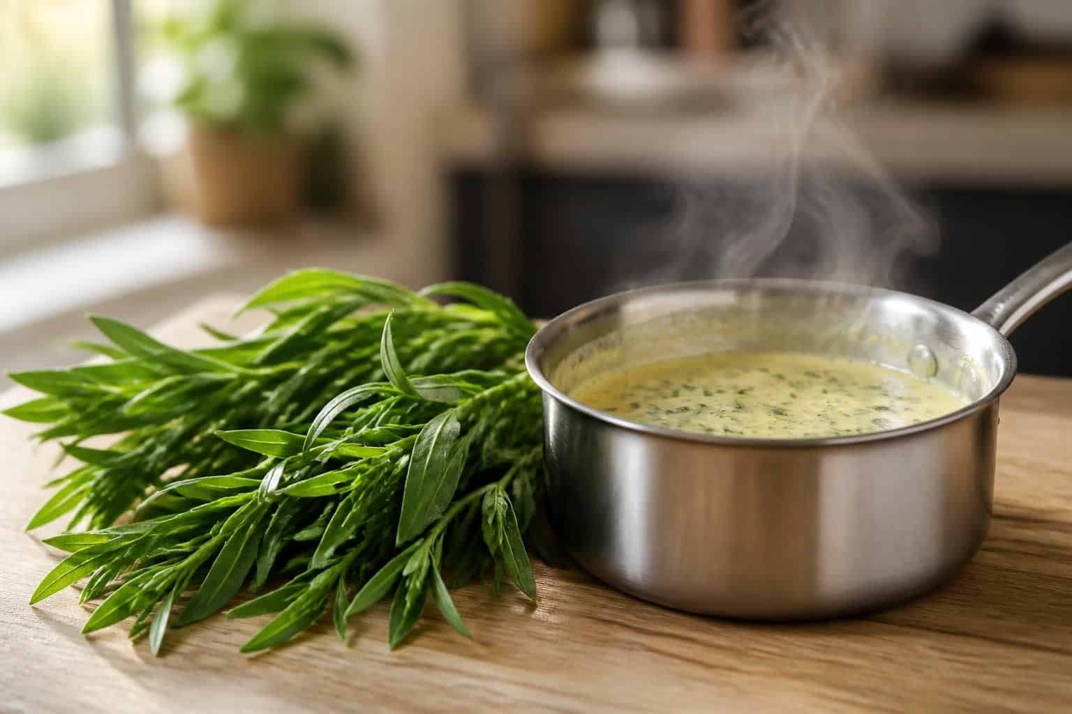 découvrez comment l'estragon frais sublime la sauce béarnaise avec cette recette originale, pour un plat plein de saveurs et d'authenticité.