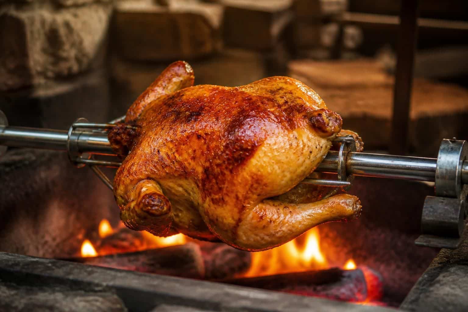 découvrez comment la broche tournante sublime la cuisson du poulet rôti en lui apportant une dorure parfaite et une cuisson uniforme pour un goût savoureux et une texture croustillante.