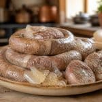 découvrez comment la couenne de porc gélifie naturellement les saucisses de couennes avec nos recettes traditionnelles faciles à réaliser.