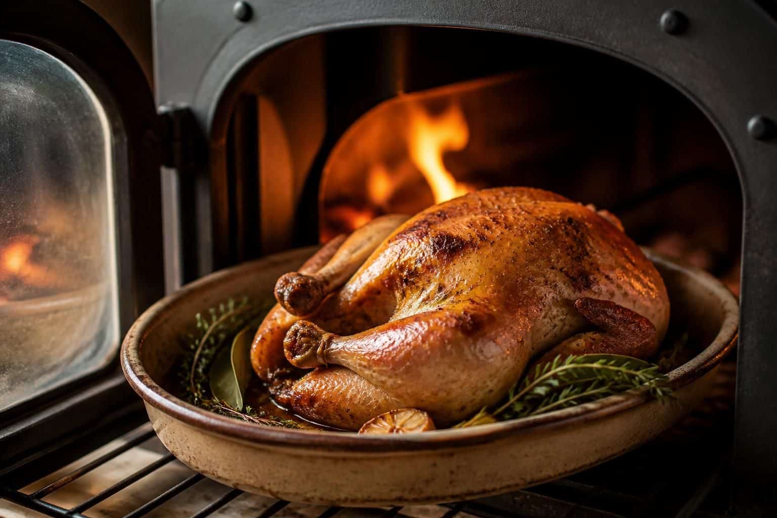 découvrez comment cuire un chapon à basse température pour une viande tendre et savoureuse grâce à la cuisson lente au four.