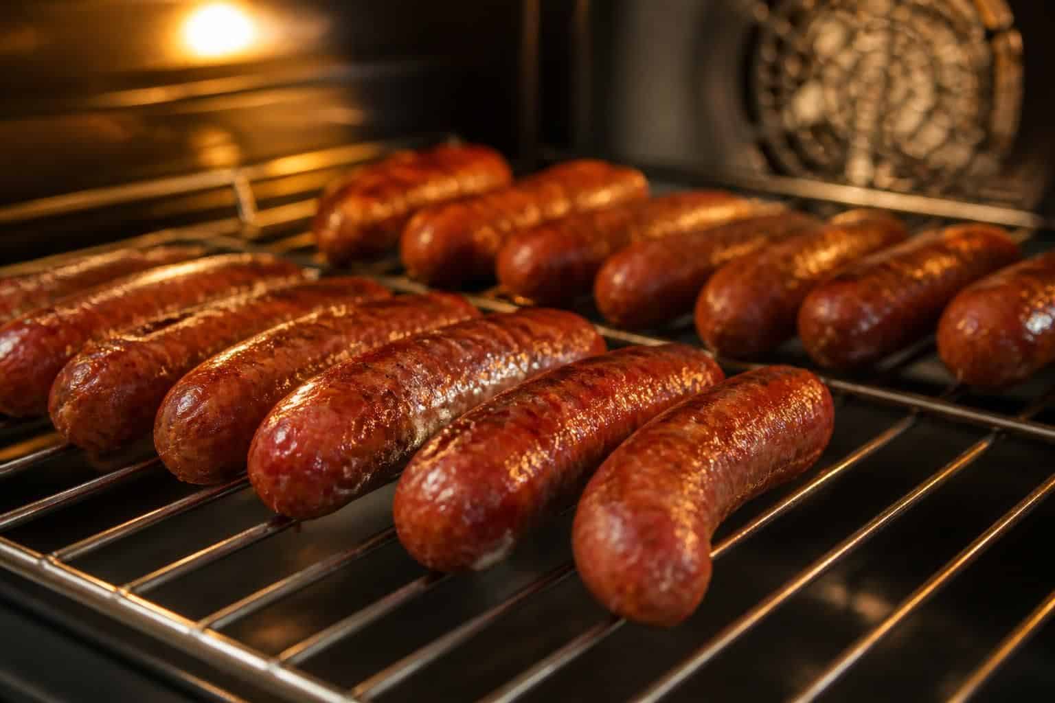 découvrez comment la grille du four dore parfaitement vos merguez pendant leur cuisson, pour un goût savoureux et une texture idéale.