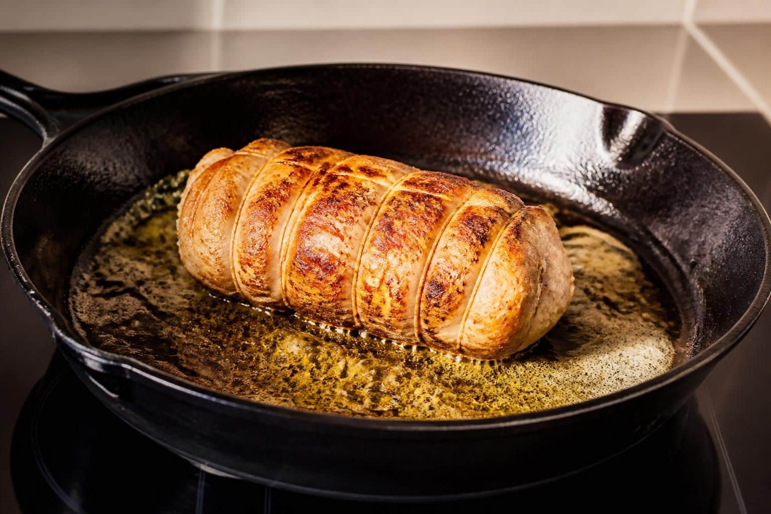 découvrez comment une poêle beurrée sublime la cuisson des crepinettes de porc, pour une saveur dorée et un plaisir gourmand à chaque bouchée.