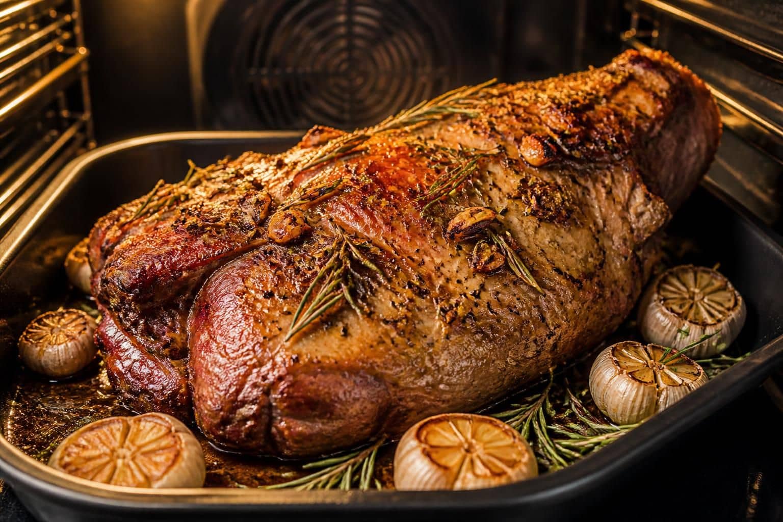 découvrez comment l'ail et le romarin subliment la cuisson du rôti d'agneau au four pour un plat savoureux et parfumé.