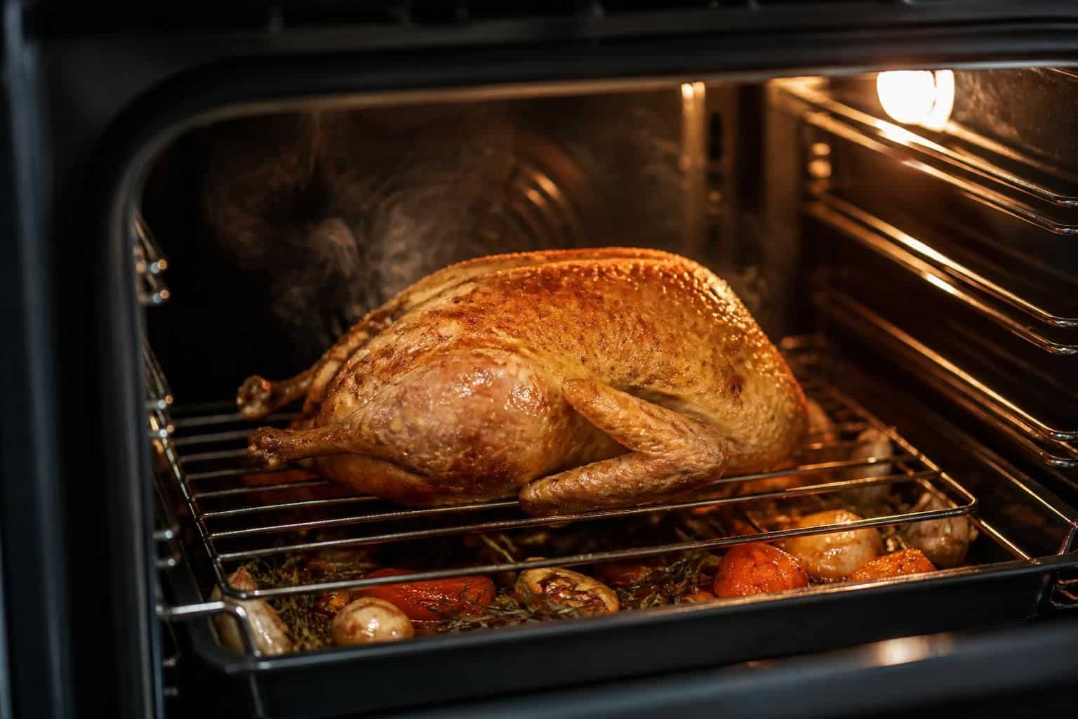 découvrez comment un four préchauffé optimise la cuisson d'une pintade au four pour un résultat parfaitement rôti et savoureux.