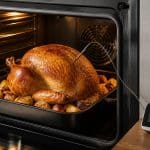 découvrez comment un thermomètre à sonde vous aide à contrôler parfaitement le temps de cuisson de votre rôti de dinde pour un plat savoureux et réussi.