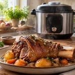 découvrez comment cuire un jarret de porc au cookeo : le robot cuiseur sous pression attendrit la viande et facilite la préparation d’un plat savoureux.