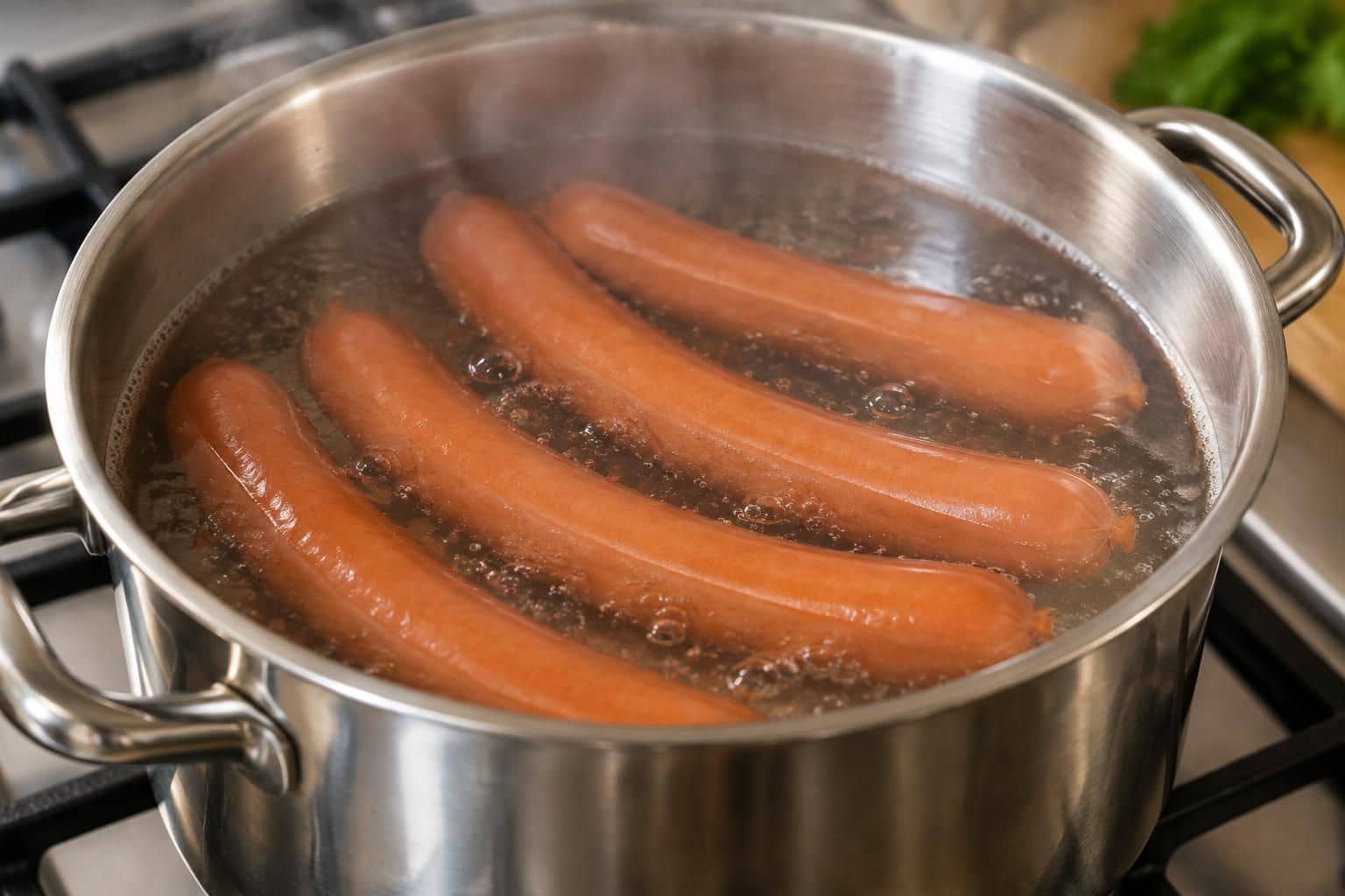 découvrez comment pocher des saucisses de francfort dans une eau frémissante pour les réchauffer tout en préservant leur texture et leur saveur.